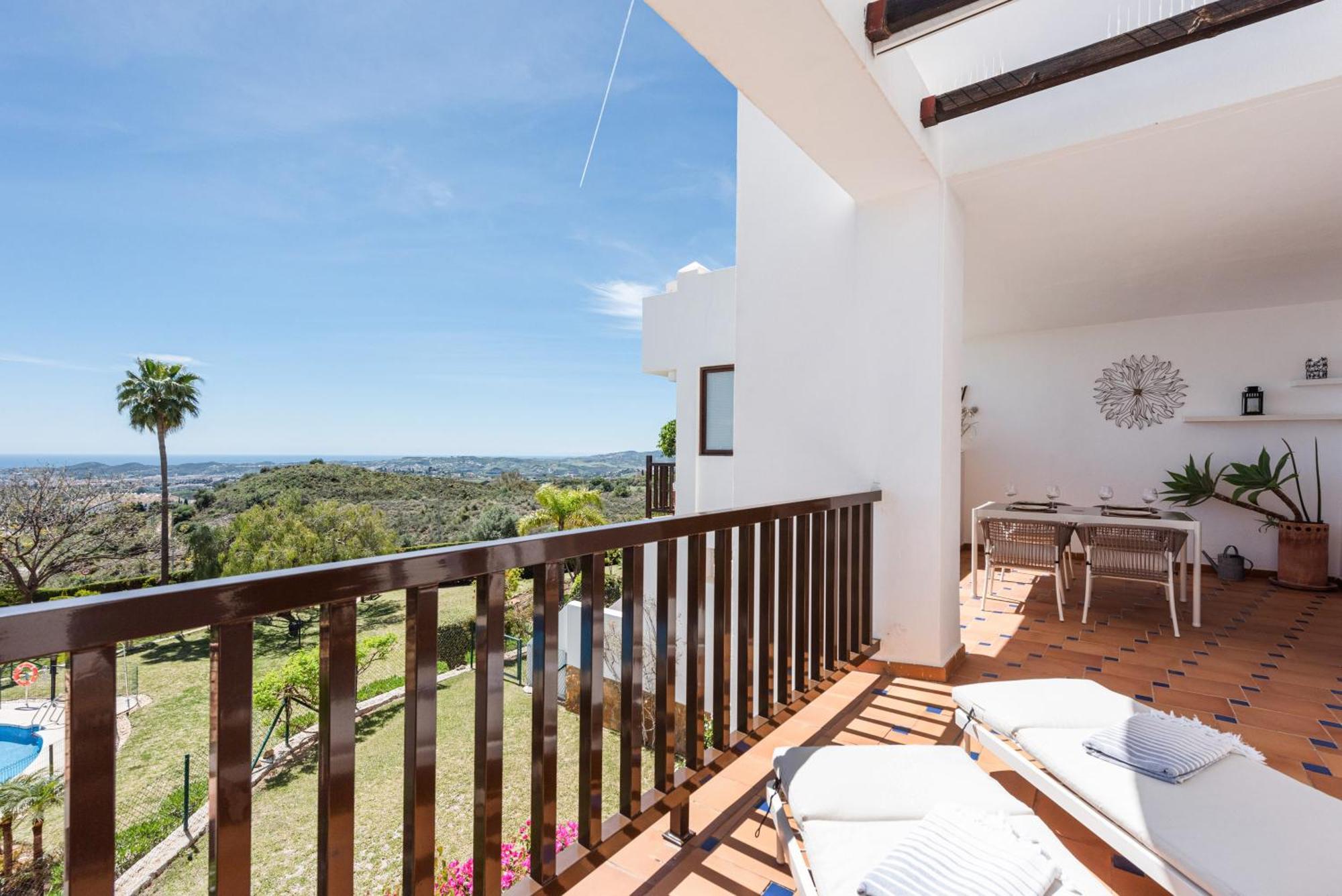 Incredible Apartment With Sea Views And Balcony Mijas Exteriér fotografie